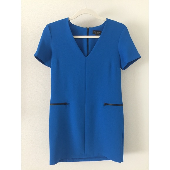 BLUE TOPSHOP DRESS - Picture 3 of 6